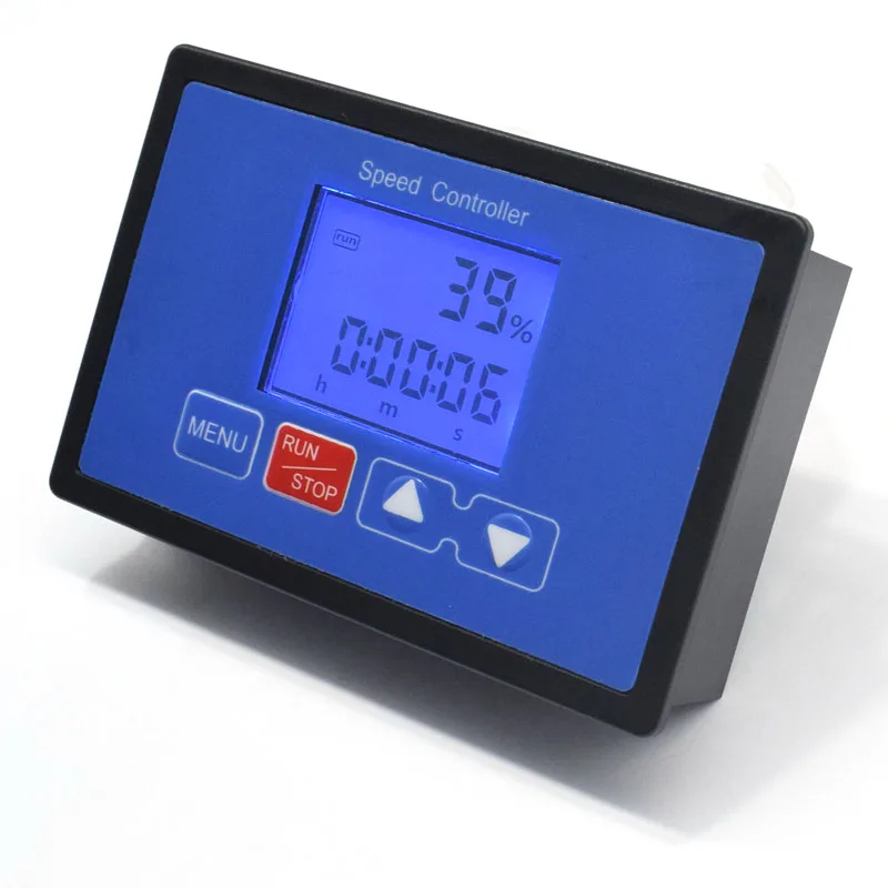 LCD Smart Digital Display 0~ Tachometer adjustable 30A PWM DC Motor Speed Controller Timing Remote control 12V 24V 36V 48V