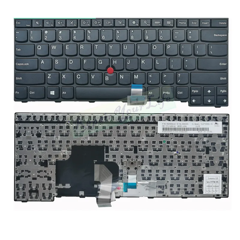 Ноутбук раскладка клавиатуры США для lenovo E450 E455 E450C W450 E460 E465 серии SN20E66141 04X6141 V147720ASI черный chicony