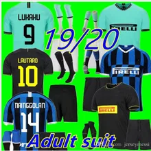 Футболка для футбола Inter milan LLUKAKU LAUTARO ALEXIS DE VRIJ LAUTARO NAINGGOLAN PERISIC SKRINIAR, новинка 19/20