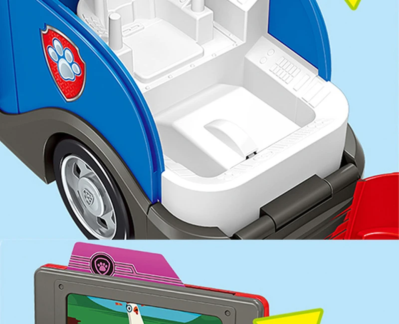 Paw Patrol Juguete мобильный спасательный автобус собака Patrulla Canina Аниме фигурки автомобиль ABS фигурки Детские игрушки для детей Подарки 2A03