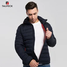 New Men Winter Jacket Casual Padded Jacket Winter Coat Solid Cotton Jacket Detachable Hood High Quality Brand Man Jackets