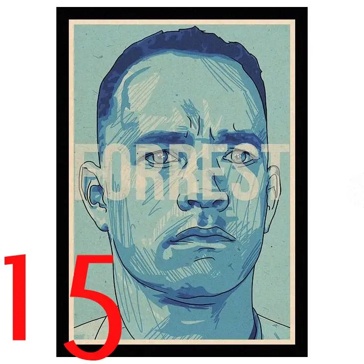 Perfect JL Forrest Gump Tom Hanks Vintage Posters For Home/Bar/Living Decor kraft Paper high quality poster wall sticker HBA7