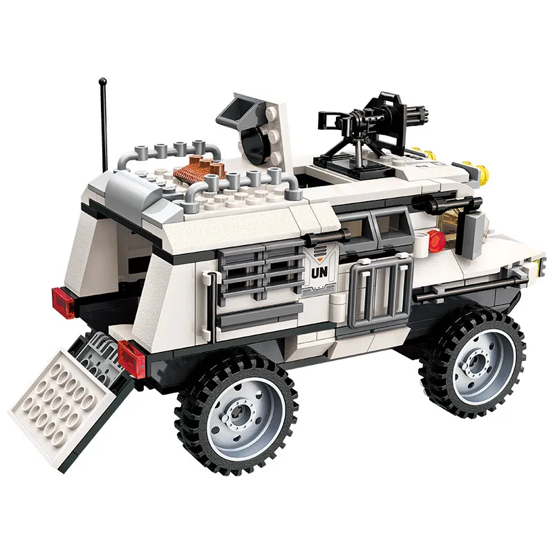 4 Set ENLIGHTEN Blocks DIY Kids Building Toys Puzzle Military Vehicle 1229-1232 