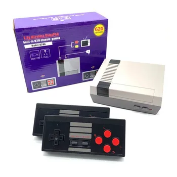 

8BIT Wireless NES620A Mini TV Video Game Console Dual Gamepad Controller Game Dongle Built in 620 Games Retro Classic Game GIFT