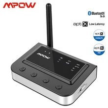 Mpow BH262 3 в 1 Bluetooth 5,0 беспроводной аудио передатчик приемник Поддержка APTX APTX-LL APTX HD Оптический RCA 3,5 мм для ТВ ПК дома