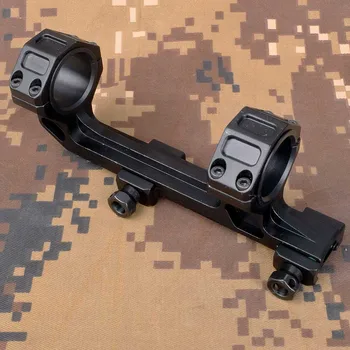 

Tactical Gun AR15 Rifle Optic Scope Mount 25.4mm/30mm QD Rings Mount with Bubble Level For 20mm Picatinny Rail