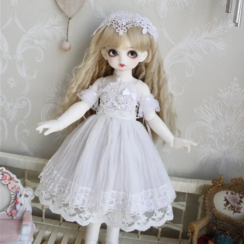 Кукла Одежда 1/6 1/4 BJD платье розовое сказочное для YOSD Blyth кукла аксессуары головной