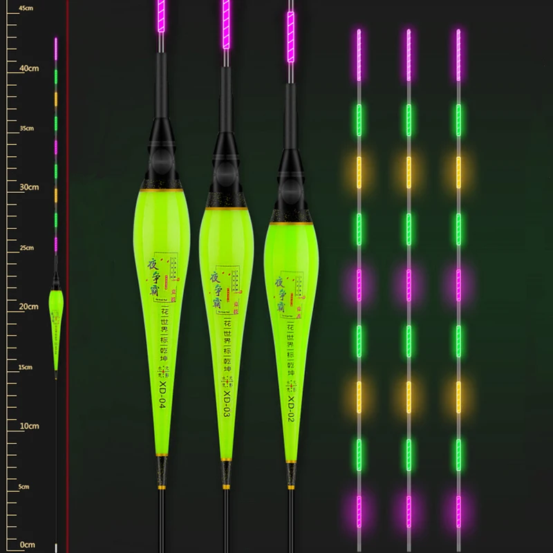 

Funhe Fishing Float Special Purple Light LED Luminous Floats High Brightness Fishing Bobbers High Sensible Electronic Floats