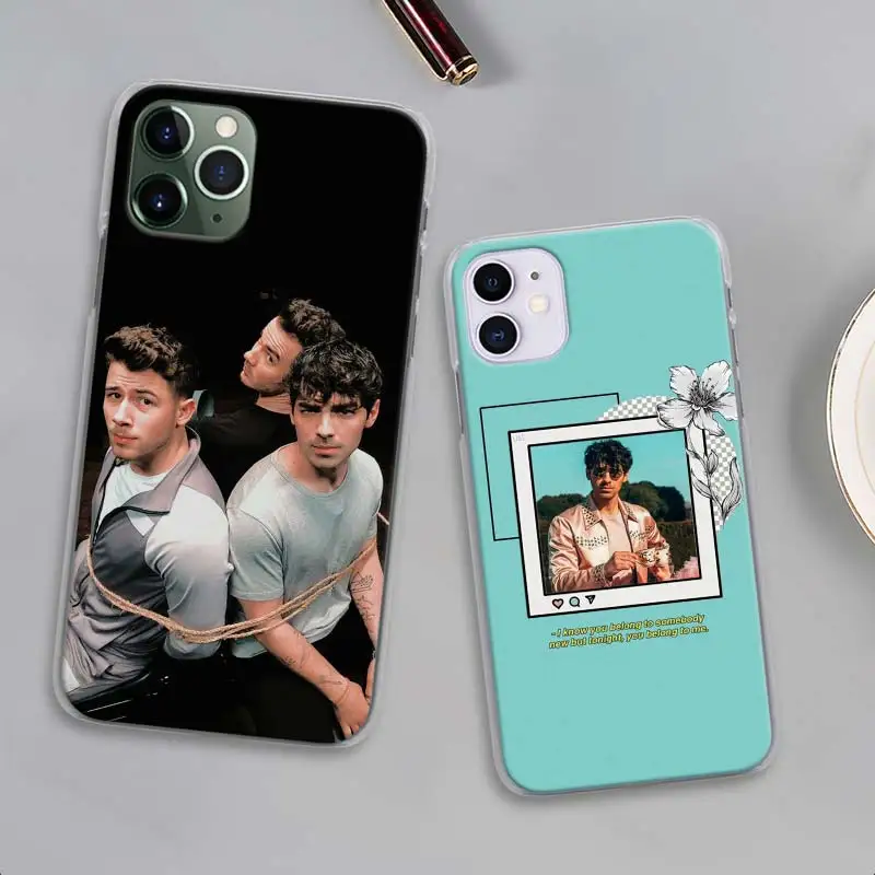 Jonas Brothers чехлы для телефонов Apple iPhone 11 Pro Max X XR XS MAX 11 Pro 7 8 6 6s Plus 5 5S SE жесткий чехол