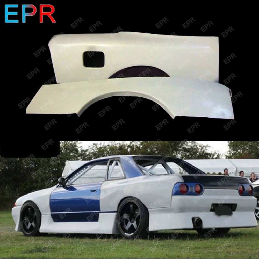 Oe Style Frp Fiber Black Or Grey Unpainted For Nissan R32 Skyline 4 Door Rear Fender 4pcs Car Accessories Exterior Body Kits Body Kits Aliexpress