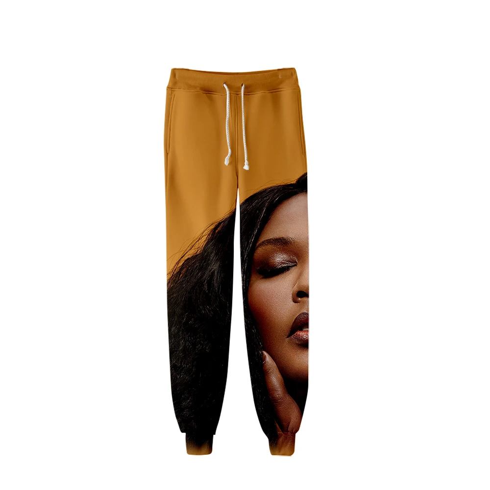 LIZZO теплые поп 3D модные высококачественные повседневные штаны для стройных