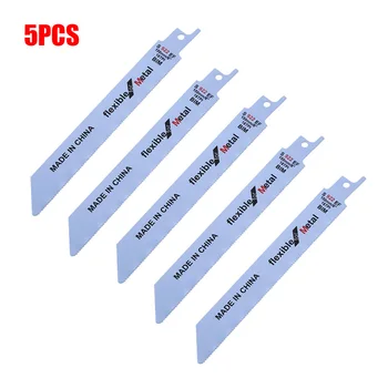 

5Pcs Saw Blades Electric Reciprocating Saw Blades Cutters Woodworking Cutting Sheets High Quality