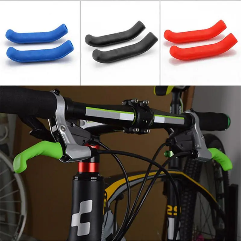 1 Pair Bicycle Brake Handle Cover Bike Brakes Silicone Sleeve Universal Type Brake Lever