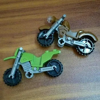 

DIY Assembled Building Blocks Soldier Motorcycle Small Building Block Toys for Children