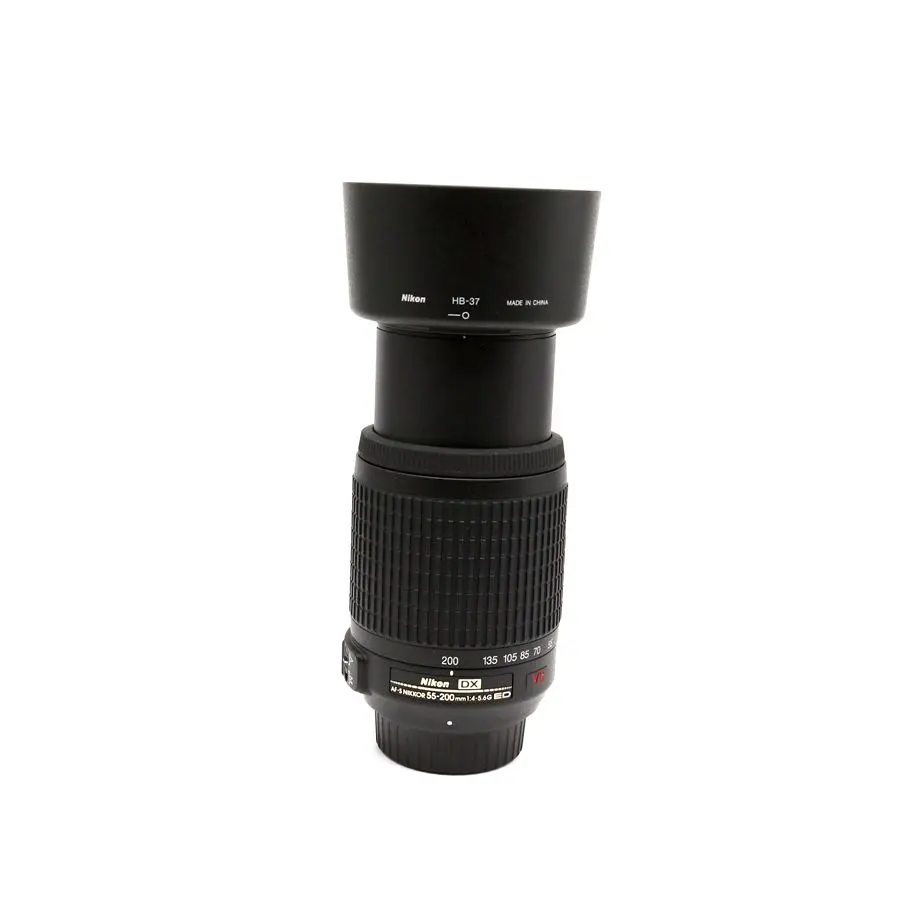 Зум объектив Nikkor б/у Nikon 55 200 мм f/4 5 6G ED IF AF S DX VR [вибрирование]|Объективы для
