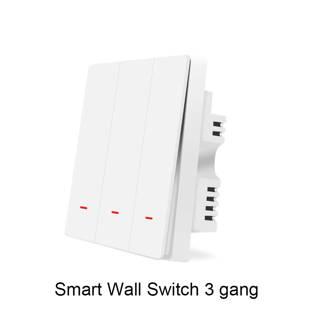 UK 3 Gang Zigbee умный светильник механический переключатель настенного выключателя Панель голос Управление работать с Alexa Echo Google Home 1/2/3-Банда мощность Изготовитель: Tuya - Цвет: UK 3 Gang