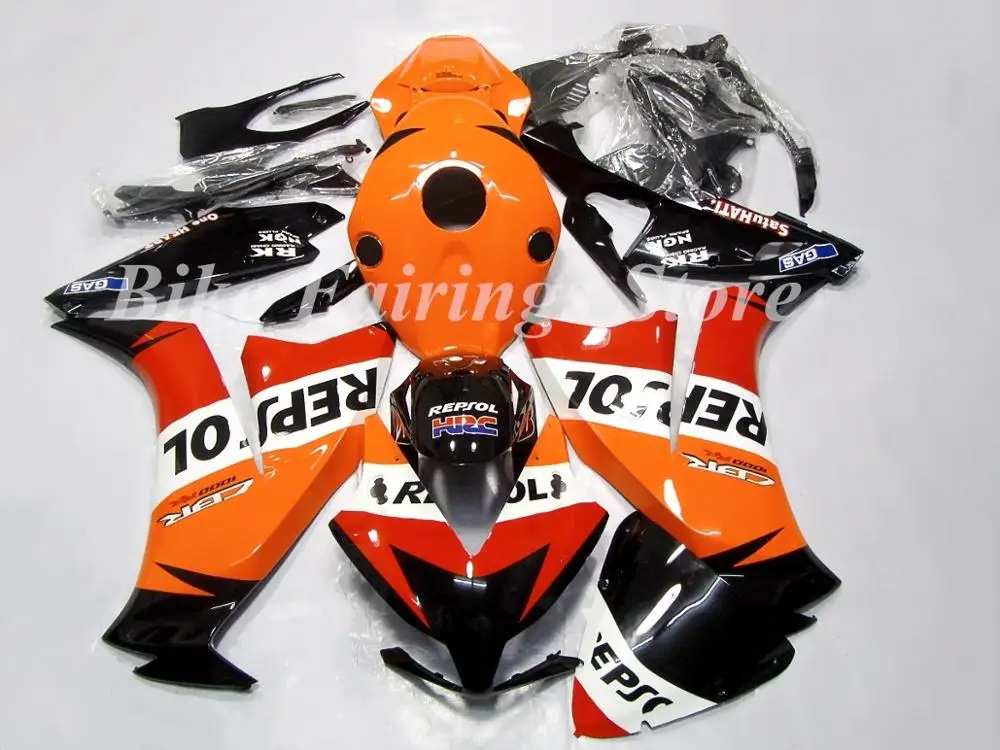 Литьевая Форма ABS мотоцикл обтекатели комплект Подходит для HONDA CBR1000RR 2013 Кузов Набор на заказ Красный Белый Зеленый