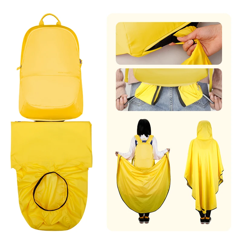 Mark Ryden 2021 New Female Backpack Four Colors Free Raincoat Girls Travel Bag Anti-thief Women Backpack School Bag For Women