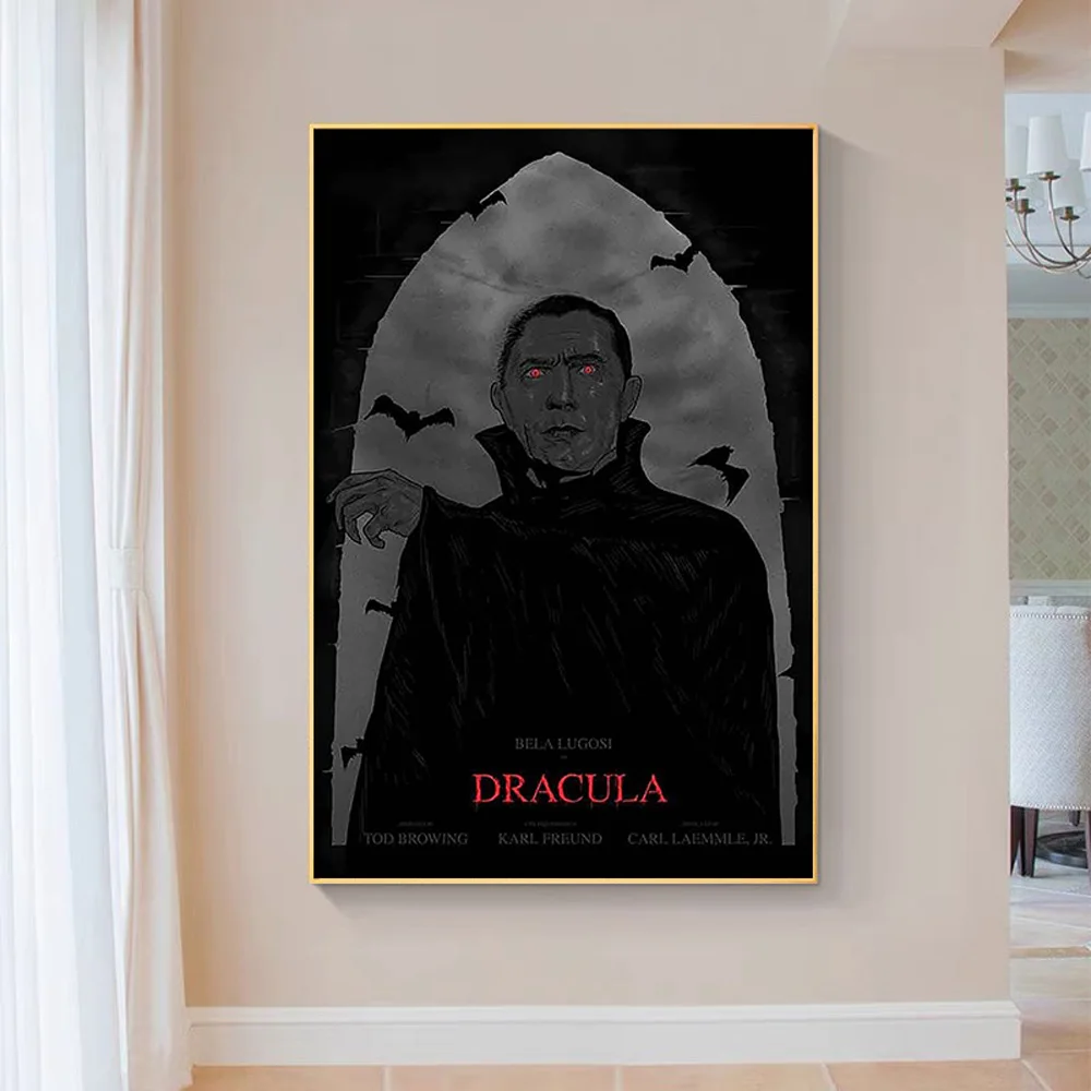 

SP047 Silk Cloth Wall Poster Draculainch 1931 Classic Horror Movie Hot Wall Decoration Art Home Decoration Gift