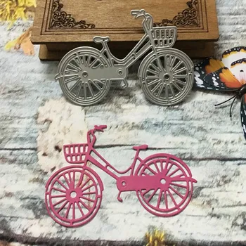 

Bike Bicycle Drive Metal Cutting Dies Diy Collage Scrapbook Card Album Paper Craft Home Embossing Stencils Punch Shape Dies
