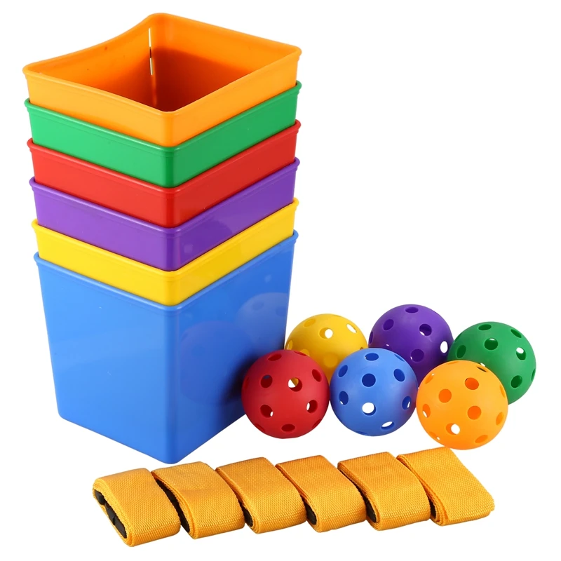 

Kids Teamwork Game Throwing Sandbag and Catching Balls Game Kids Team Fast Acting Games for Children