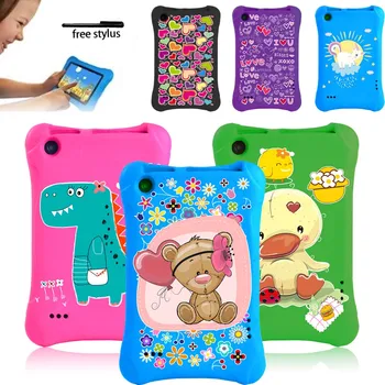 

Kids Shock-Proof Cover Case EVA for Amazon Fire 7 （5/7/9th Gen） 7 Inch Anti-fall Anti-slip EVA Tablet Case with Cartoon Pattern