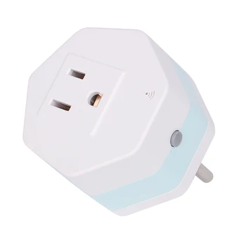 

US Plug ES186 Outlet WiFi Socket Wireless Smart Plug Switch Outlet Timer APP Control Power Voice Control for Amazon Alexa Google