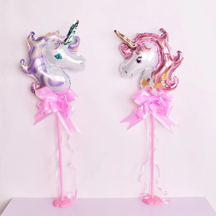 

Birthday Party Table Pendulum Balloons Rainbow Unicorn Party Baloons Table Decoration Accessories Wedding Table Decoration