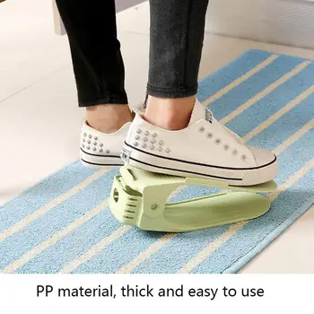 

6/10pcs Adjustable Shoe Rack for Organizer Shoes Footwear Storage Stand Slot Space Saving Cabinet Closet Shoe Holder