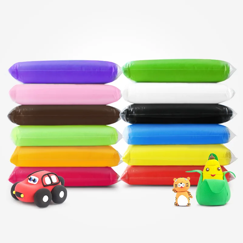 Ultra-Light Plasticene 36 Color 500g Large Packaging Non-toxic Clay Handmade Space Mud Colored Clay Set