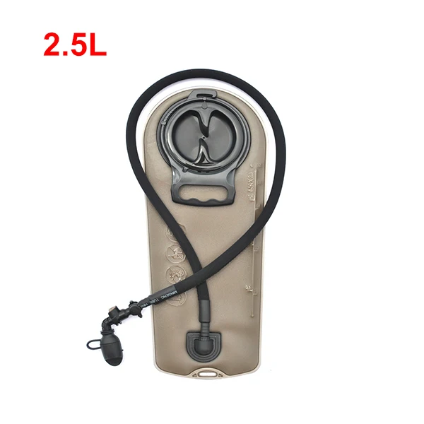 Тактическая термополиуретановая сумка для воды 2L 2.5L 3L, военная сумка для воды, уличная фляга, бутылка для воды, для кемпинга, велосипеда, велосипедная сумка для воды, Беговая бутылка - Цвет: 2 POINT 5 L