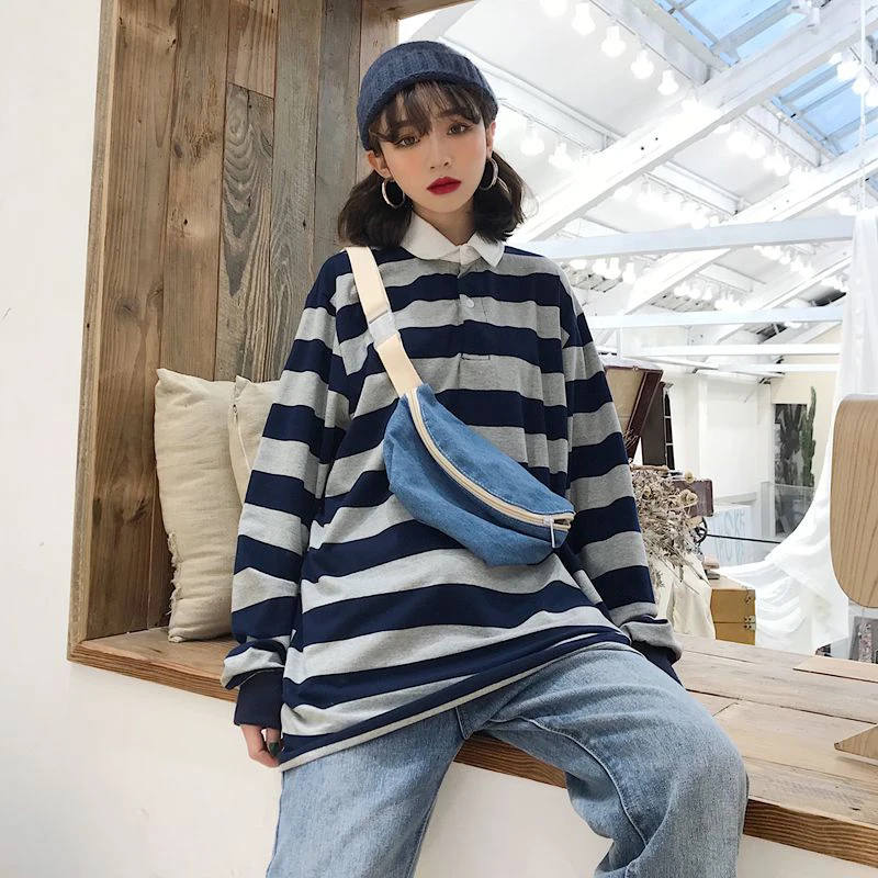2019 New Arrival Fall long sleeve t shirt men stripe Lapel white shirt streetwear Vogue Couple models one piece backstreet boys 2019 New Arrival Fall long sleeve t shirt men stripe Lapel white shirt streetwear Vogue Couple models one piece backstreet boys