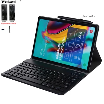 

Keyboard Case For Samsung Galaxy Tab A 8.4'' T307 2020 Detachable WiFi Bluetooth Keyboard Leather Cover Funda+Stylus