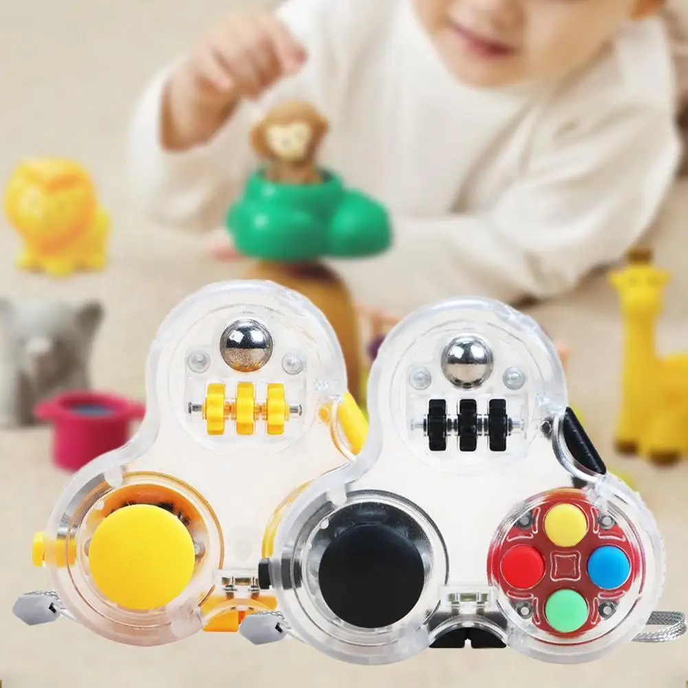 Fidget Pad Toys Anti Stress Relief Vibrant Color Finger Flexibility Hand Toys Fidget Pad for Adult Children Relax