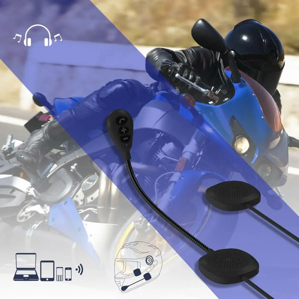 Intercomunicadores De Casco Moto Bluetooth Hands-free наушники антипомех гарнитура для MH05 мотоциклетный шлем вождения