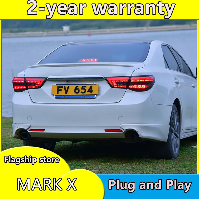 Автомобильный Стайлинг задний фонарь для Toyota Reiz Mark X светодиодный s 2010 2011 2012 ДХО +
