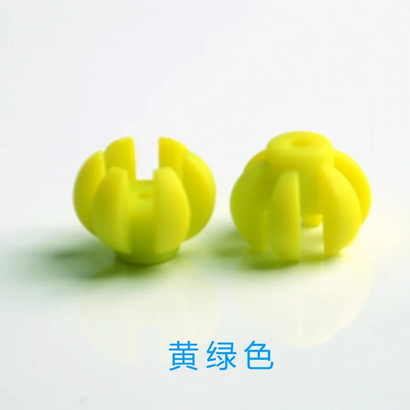 100PCS Beads 7 100 шт./компл. самодельный фонарь Форма Еда Класс детский Прорезыватель бисера силиконовый браслет Цепочки и ожерелья соски с цепочкой, подвеска, аксессуары, малоенькая прогулочная коляска игрушка прорезыватель грызун - Цвет: 100PCS Beads 7