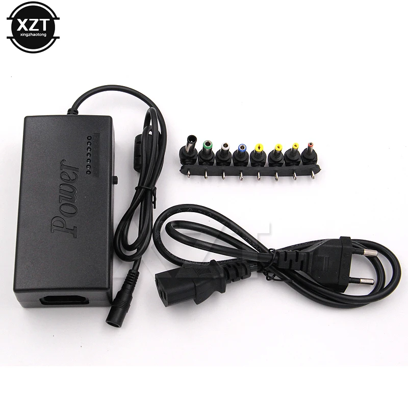 Adattatore Di Alimentazione Universale 96W Caricabatterie Per Laptop 12-24V Per Dell Hp Asus Lenovo Sony Toshiba 5.5*2.5/1.7/2.1Mm Notebook Eu Us Plug