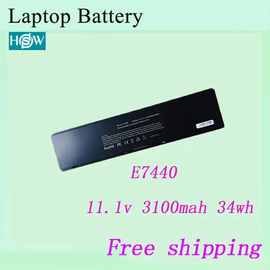 Горячая Распродажа Аккумулятор для ноутбука DELL 0D47W 34GKR 451-BBFS 451-BBFT Latitude E7440 батареи