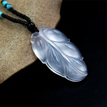 

Natural white agate pendant
