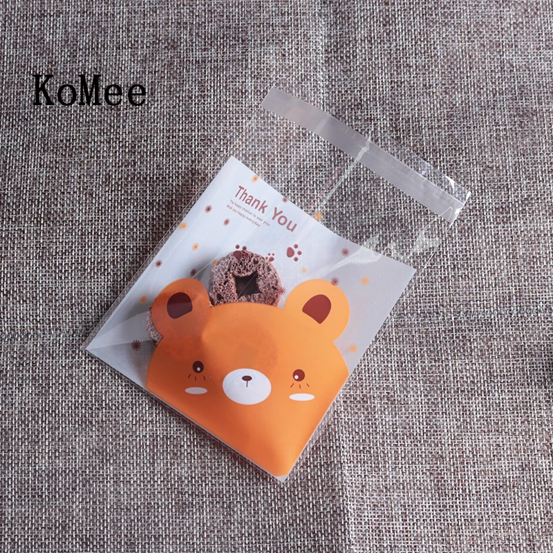 

Wholesale 500pcs/lot 10cmx10cm small OPP Bag Cute Christmas Candy Jewelry Cookie Packaging Bags Wedding Plastic Gift Bag