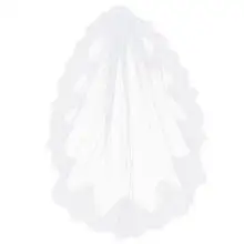 Длинная фата невесты, изысканная свадебная вуаль с кружевным краем, фата невесты с металлическим гребнем, свадебные аксессуары для свадьбы, невесты, женщин