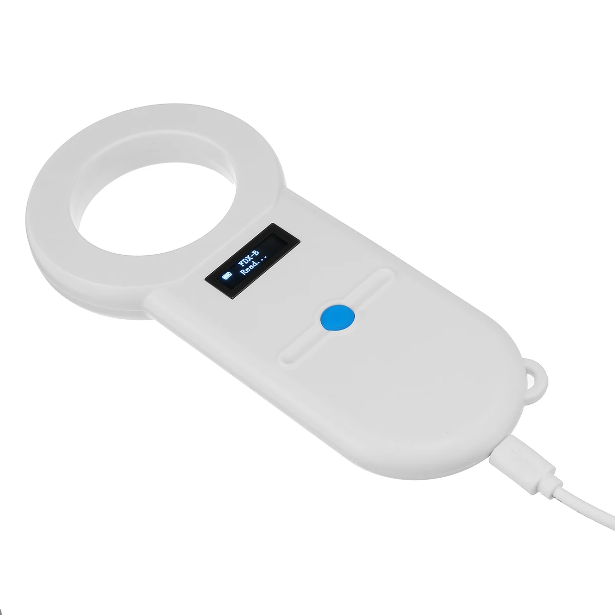 OLED Display Pet Scanner ISO11784/5 Animal Pet ID Reader Chip Transponder USB RFID Handheld Microchip Scanner for Dog Cats Horse