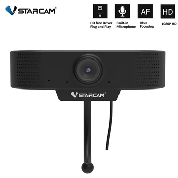 

Vstarcam 1080P Webcam Mini Computer WebCamera with Microphone Rotatable Cameras For Live Broadcast Video Calling Conference Work