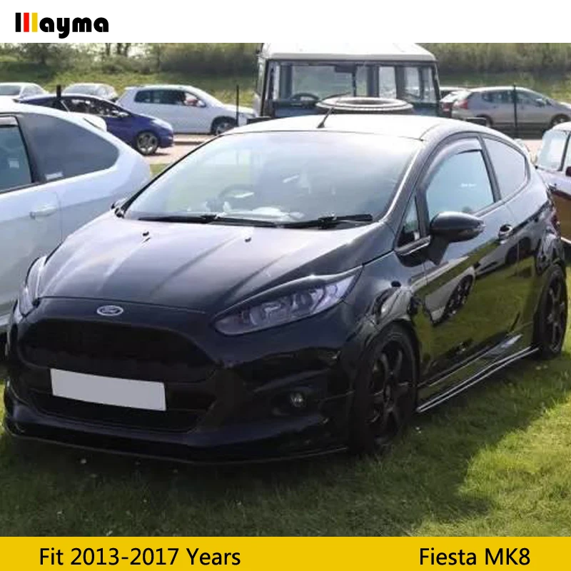 Наклейка на переднюю фару накладки веко для бровей Ford Fiesta facelift MK8 2013 2017 года