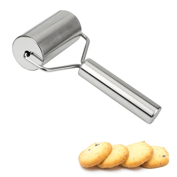 

NICEYARD Cookies Biscuit Baking Tool T Shape Stainless Steel Rolling Pin Dumpling Pizza Dough Pastry Roller Bakeware Accessories