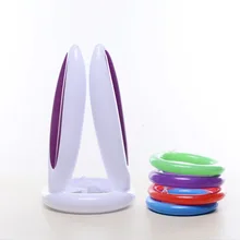 Кролик Ушастый метательный игрушки оптом мультфильм кролик Ушастый метание Кольцо Игрушка надувной ПВХ кролик Ушастый