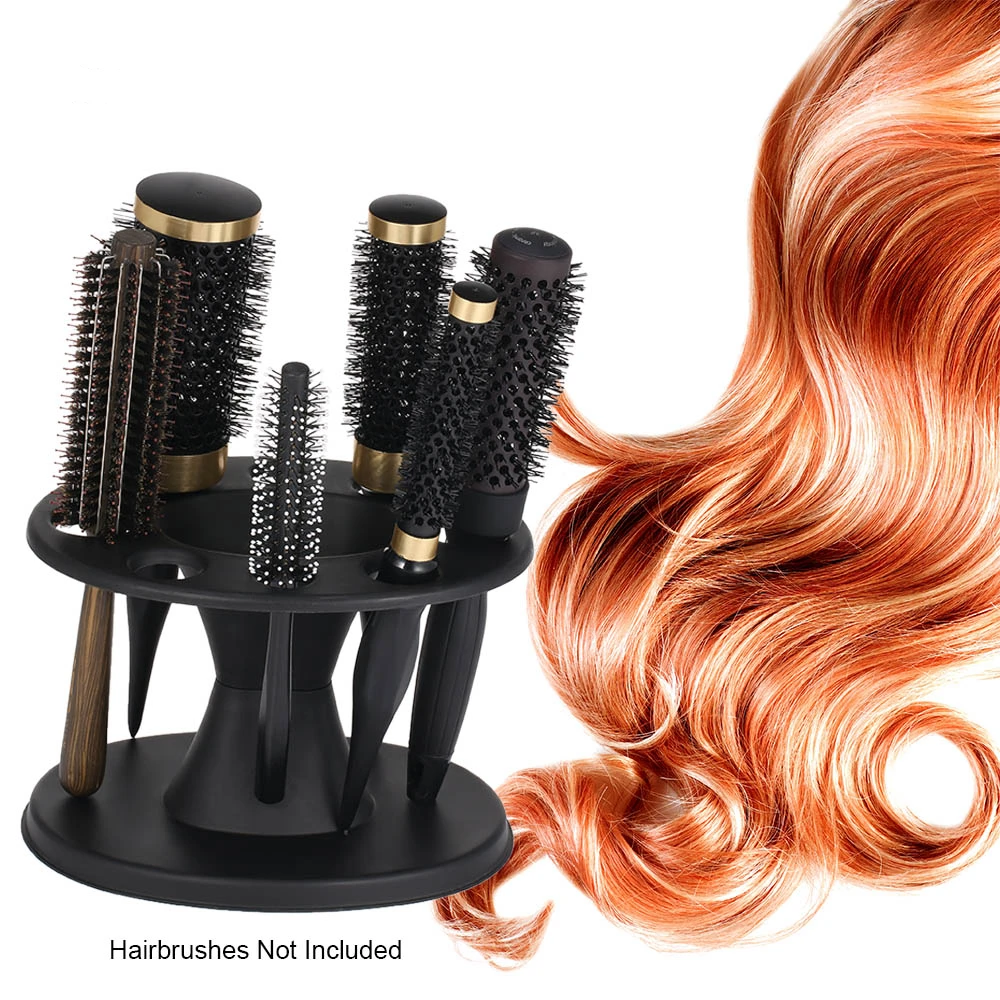 

Salon Barber Comb Storage Stand For Hairdressing Combs Brushes Scissors Iron Roll Organizer Rack Hair Styling Tool Holder