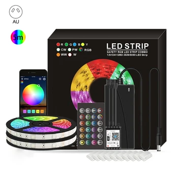 

5M/10M Smart LED Strip Light 5050 RGB 300 LEDs Color Changing WIFI Controller