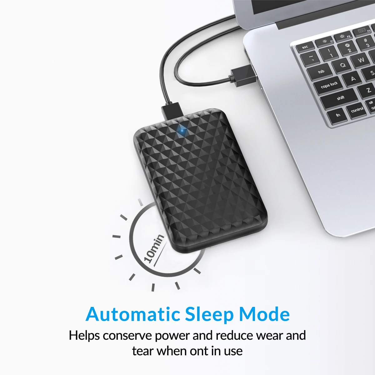 External HDD Case USB 3.0 to SATA 5Gbps for 7-9.5mm 2.5 inch SATA hd externo for PC